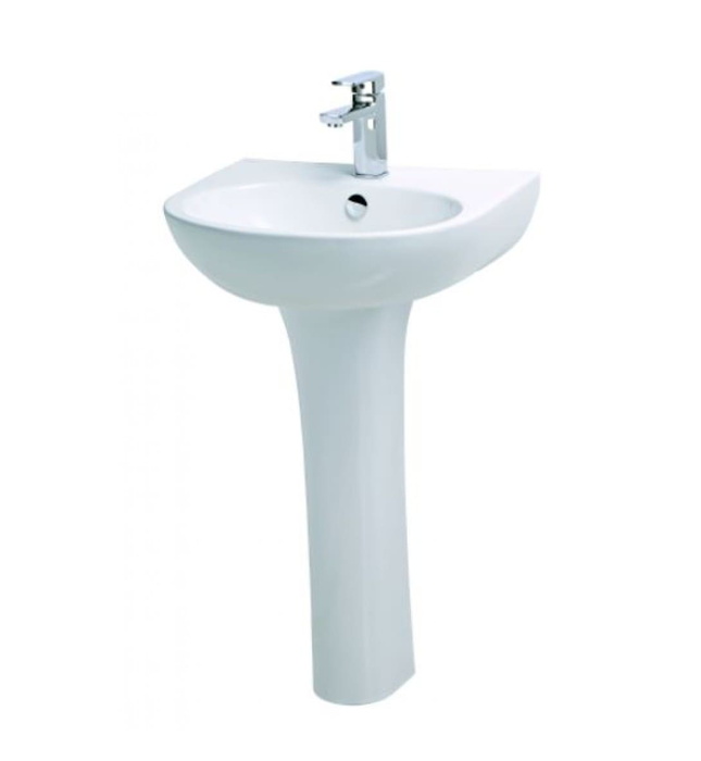 Chậu Lavabo Caesar Chân Dài L2152+P2445