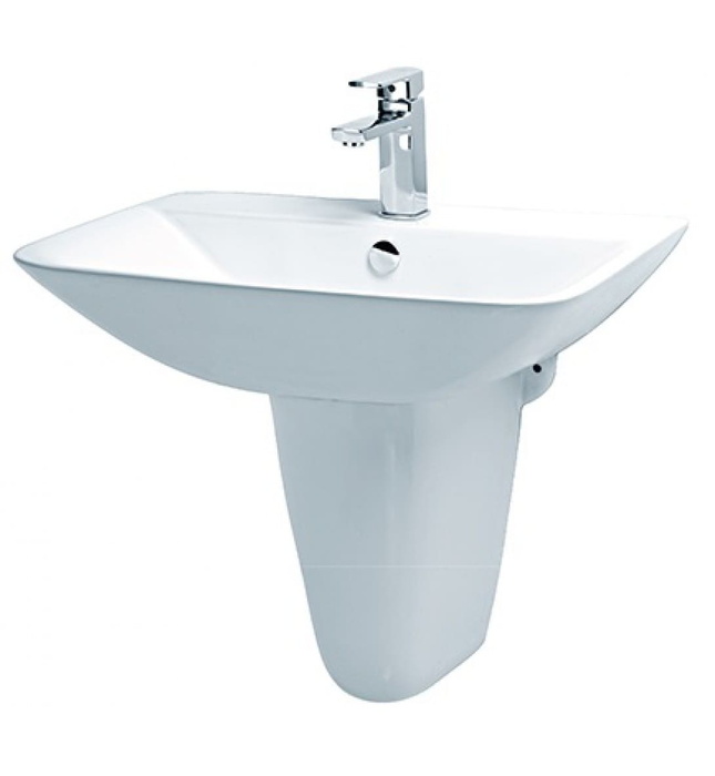 Chậu Rửa Lavabo Caesar Kèm Chân Treo L2365+P2443