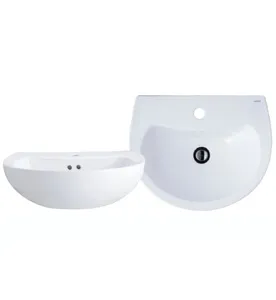 Chậu Lavabo Treo Tường Caesar L2150S 1 Lỗ