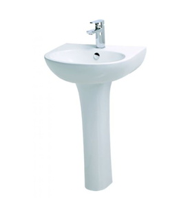 Chậu Lavabo Caesar Chân Dài L2152+P2445