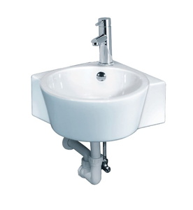 Chậu rửa mặt treo tường góc Caesar LF5238