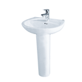 Chậu Rửa Lavabo Chân Dài Caesar L2220+P2437