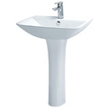 Chậu Rửa Lavabo Chân Dài Caesar L2365+P2445
