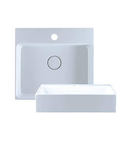 Chậu Rửa Mặt Đặt Bàn Vuông Caesar LF5253