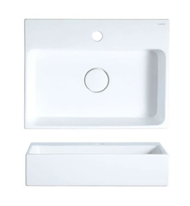 Chậu Rửa Mặt Đặt Bàn Vuông Caesar LF5259