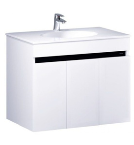 Bộ Tủ chậu lavabo Treo Tường Caesar LF5026+EH15026AV Màu trắng