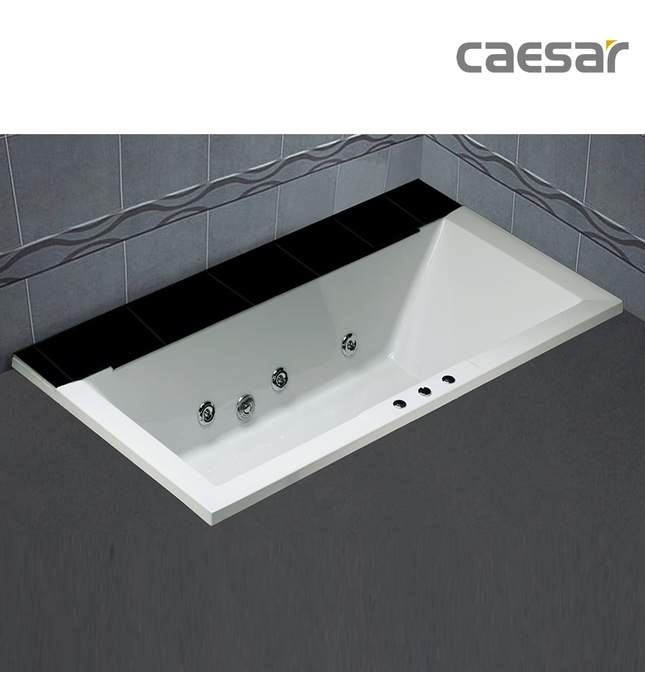 Bồn Tắm Massage Không Chân Yếm 2000cm Caesar MT7520S