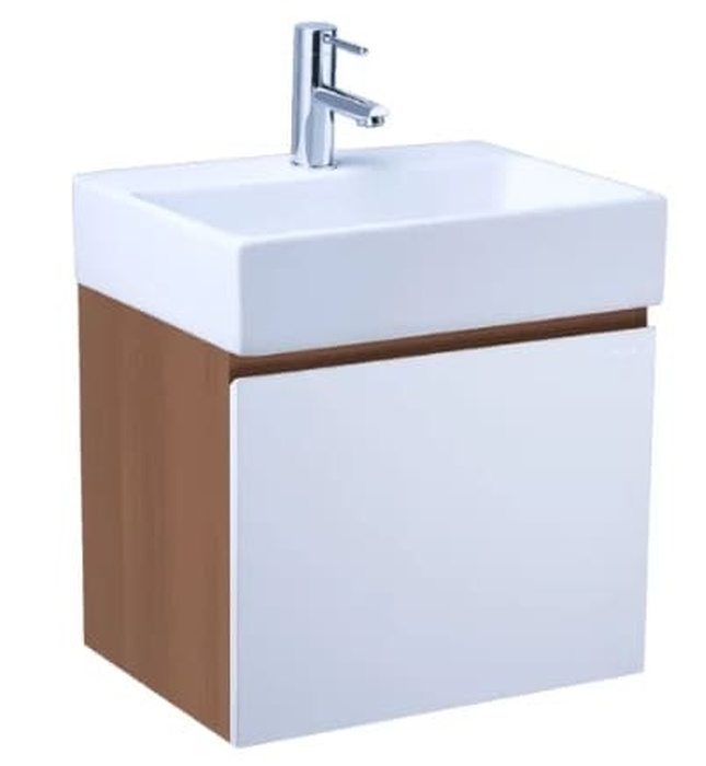 Bộ tủ chậu lavabo treo tường Caesar LF5259+EH05259AWV