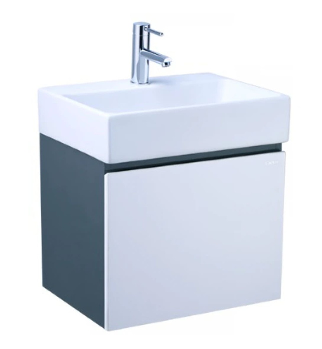 Bộ tủ chậu lavabo treo tường Caesar LF5259+EH05259ATGV