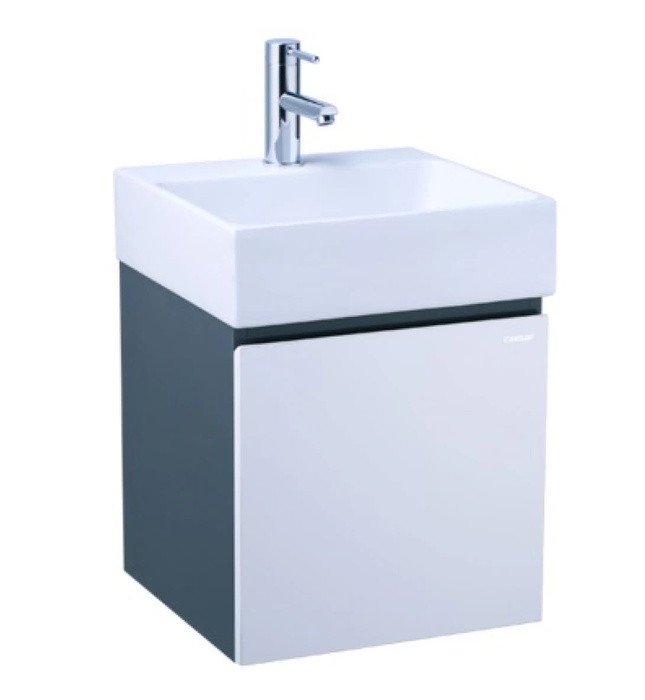 Bộ Tủ chậu lavabo treo tường Caesar LF5257+EH05257ATGV
