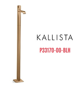 Vòi chậu rửa mặt đơn đặt sàn màu đồng Kallista P33170-00-BLH