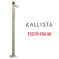 Vòi chậu rửa mặt đơn đặt sàn - đá xanh màu nickel Kallista P33170-GTM-BN