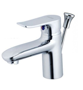 Vòi Lavabo Nóng Lạnh 1 Chân Caesar B490CP (Lỗ Rút Xi Phông)