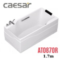 Bồn tắm có chân yếm 1.7m yếm trái Caesar AT0870R 