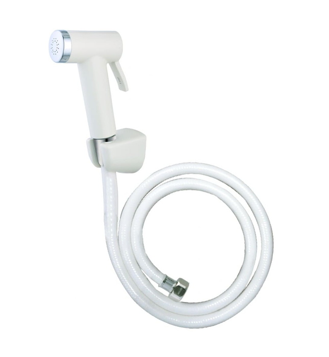 Vòi Xịt Toilet Nhựa Caesar BS306A Xoay 360 Độ