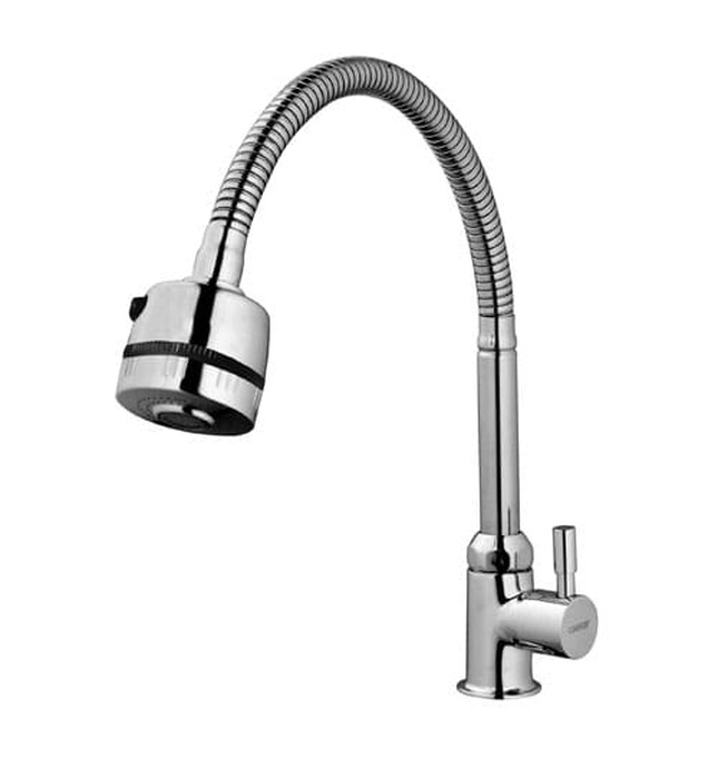 Vòi Bếp Lạnh Cần Mềm Gắn Chậu Caesar K025C