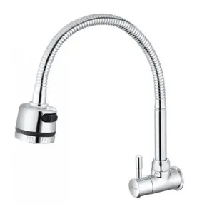 Vòi Bếp Lạnh Cần Mềm Gắn Tường Caesar K026C