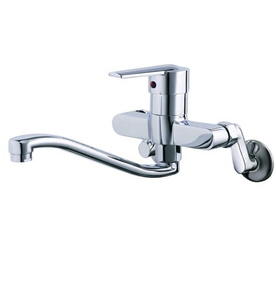 Vòi Rửa Bát Nóng Lạnh Cần Cứng Gắn Tường Caesar K376C 