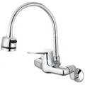 Vòi Rửa Bát Nóng Lạnh Cần Mềm Gắn Tường Caesar K526C