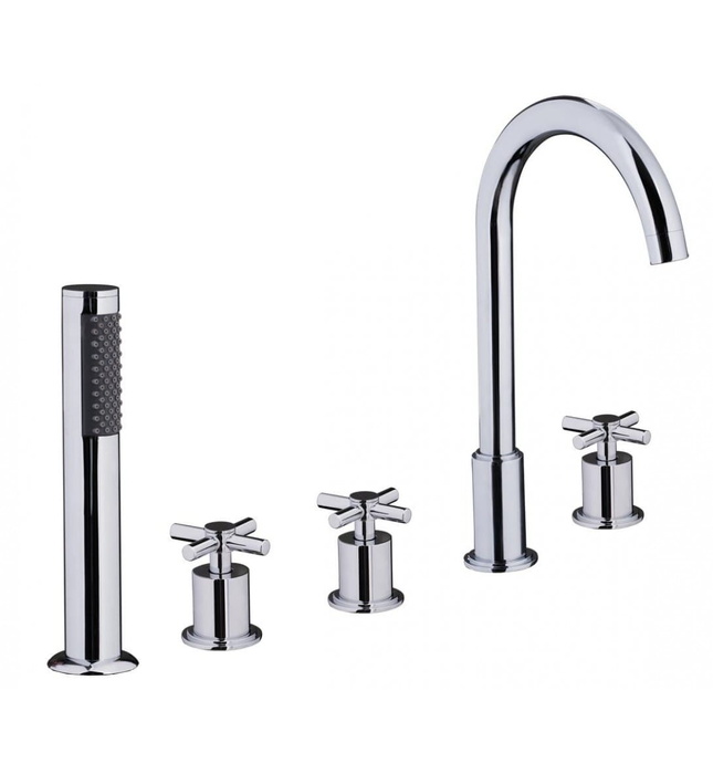 Vòi sen bồn tắm gắn thành bồn Caesar AS143C