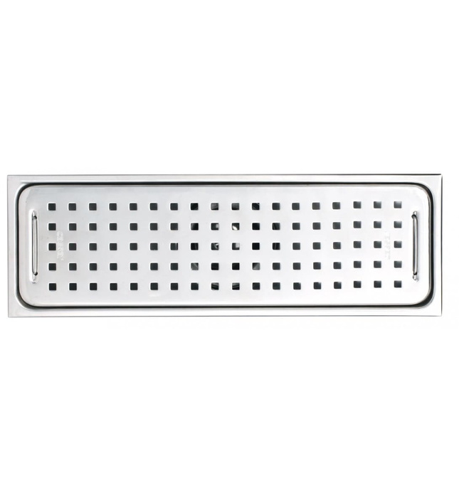 Thoát Sàn Chữ Nhật Inox SUS304 Caesar ST1030B 10x30cm (Ø60)