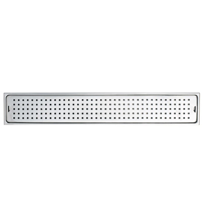 Thoát Sàn Chữ Nhật Inox SUS304 Caesar ST1060B 10x60cm (Ø60)