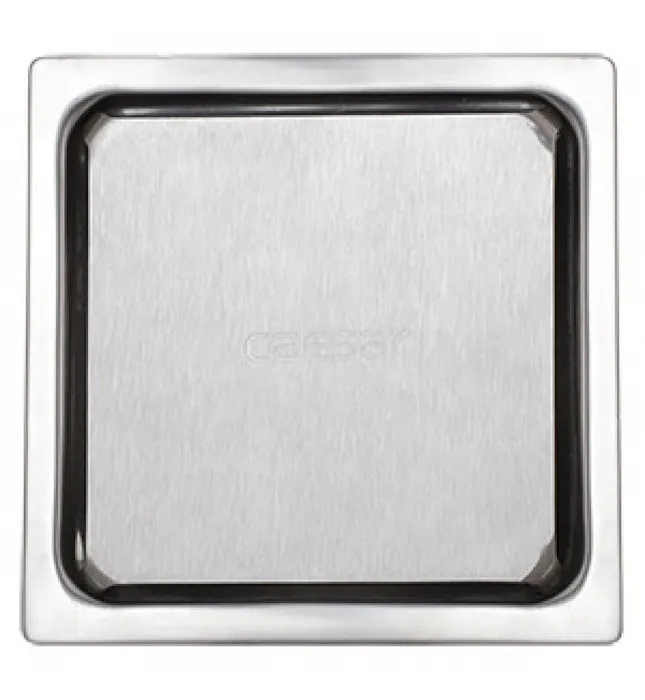 Phễu Thoát Sàn Inox SUS304 Caesar ST1212EL 12x12cm (Ø90)