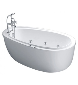 Bồn tắm Massage Độc Lập Có Chân Yếm Caesar MT6480 1.8m