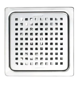 Thoát Sàn Inox SUS304 Caesar ST1010B 10x10cm (Ø60)