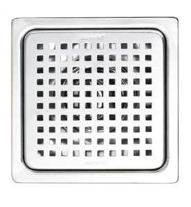 Thoát Sàn Inox SUS304 Caesar ST1414L 14x14cm (Ø90)