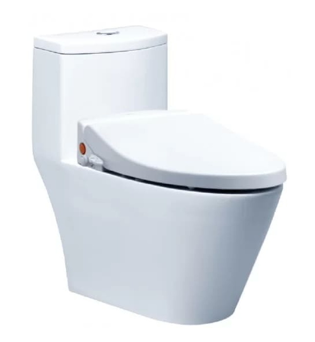 Bồn cầu 1 khối nắp điện tử Caesar CD1363+TAF050