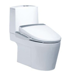 Bồn cầu 2 khối nắp điện tử Caesar CD1345+TAF200H