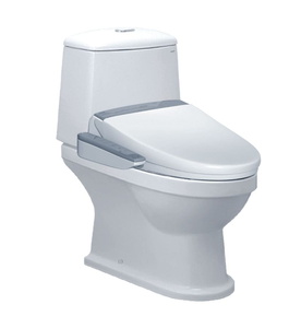 Bồn cầu 2 khối nắp điện tử Caesar CD1530+TAF200H