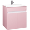 Bộ Tủ Chậu Lavabo Treo Tường Caesar LF5017+EH05017APV Màu Hồng