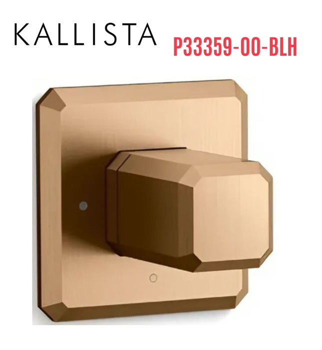 Bộ điều khiển âm lượng sen tắm màu đồng Kallista P33359-00-BLH