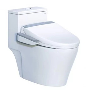 Bồn cầu 1 khối nắp điện tử Caesar CD1356+TAF200H