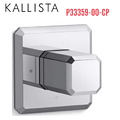Bộ điều khiển âm lượng sen tắm màu chrome Kallista P33359-00-CP