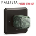 Bộ điều khiển âm lượng sen tắm - đá xanh màu đen Kallista P33359-GTM-BGP