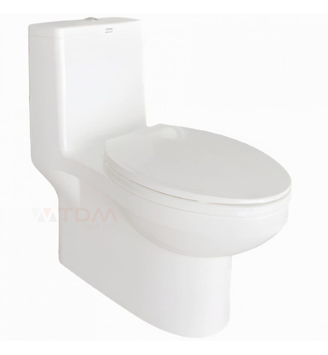 Bàn cầu 1 khối nắp êm Cozy American Standard VF-1858 xả nhấn