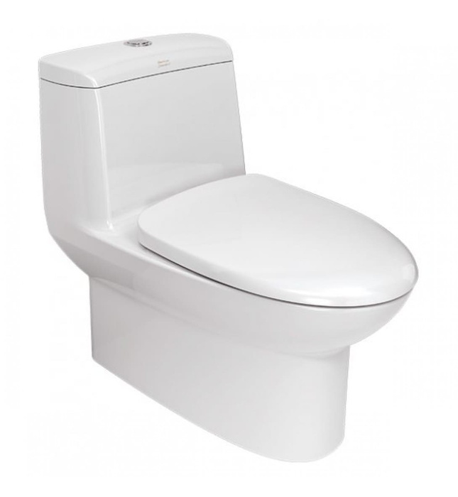 Bàn cầu 1 khối nắp êm Milano American Standard WP-1830 xả nhấn