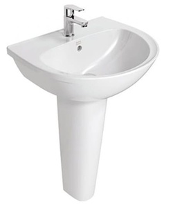 Chậu rửa mặt treo tường chân dài American Standard 0953-WT+WP-F711