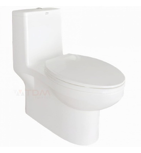 Bàn cầu 1 khối nắp êm Cozy American Standard VF-1858 xả nhấn