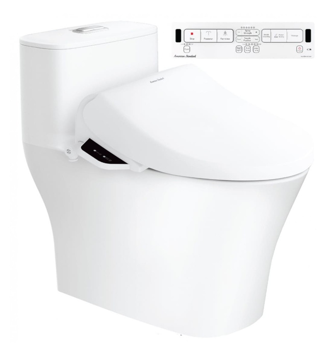 Bồn cầu một khối nắp điện tử American Standard WP-1880PR