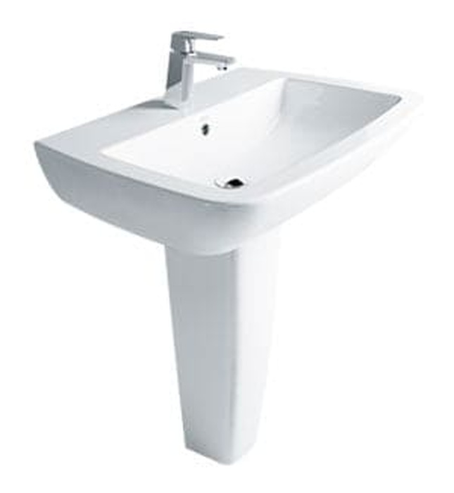 Chậu rửa mặt kèm chân dài American Standard Ventuno WP-F518+7118