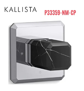 Bộ điều khiển âm lượng sen tắm - đá đen màu chrome Kallista P33359-NM-CP