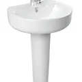 Chậu Lavabo Treo Tường Chân Đứng American Standard Concept Sphere 0552-WT+0742-WT