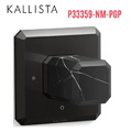 Bộ điều khiển âm lượng sen tắm - đá đen màu đen Kallista P33359-NM-PGP
