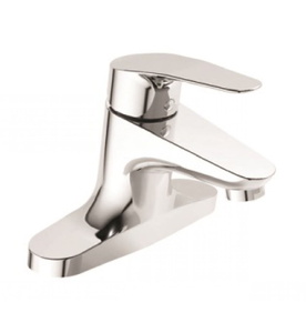 Vòi rửa mặt nóng lạnh 2 chân gắn chậu Cygnet American Standard WF-0302