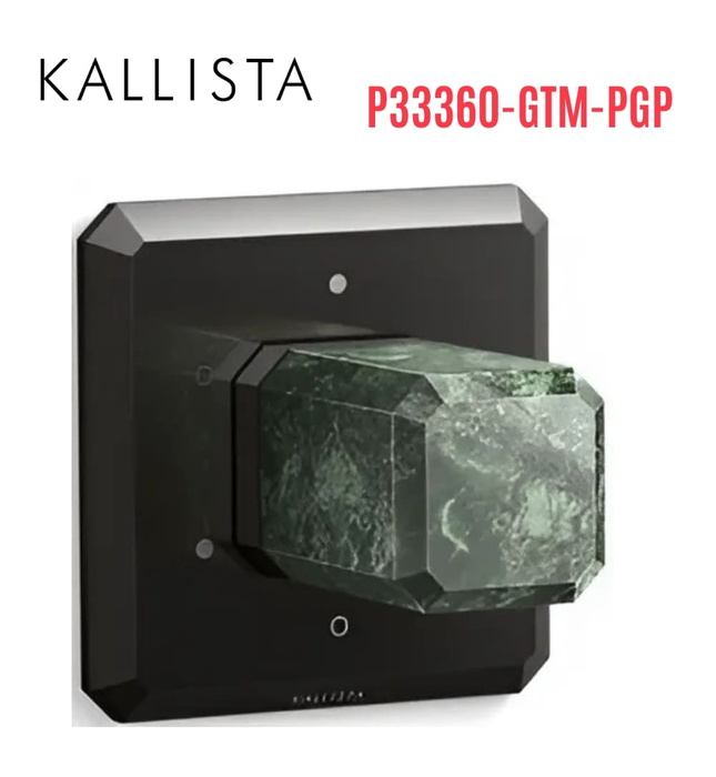 Mặt nạ chuyển hướng cho sen - đá xanh màu đen Kallista P33360-GTM-PGP