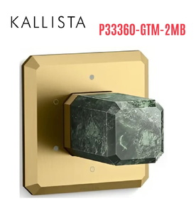 Mặt nạ chuyển hướng cho sen - đá xanh màu đồng Kallista P33360-GTM-2MB